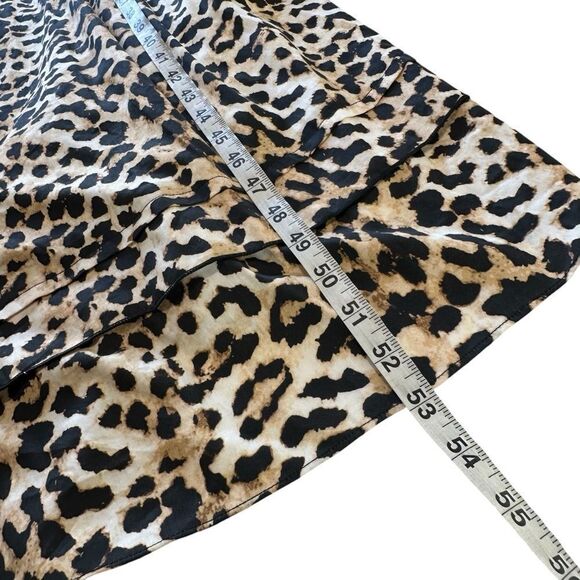 Something Navy Animal Print Cut Out Long Sleeve maxi Dress, XS - Picture 8 of 11